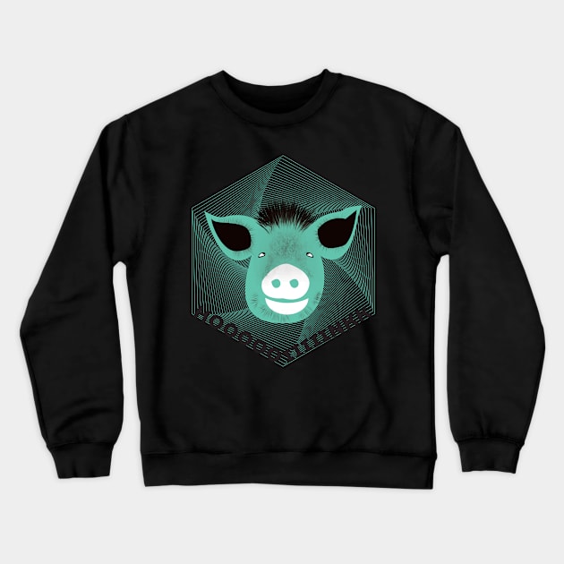 Piggy Crewneck Sweatshirt by Stecra